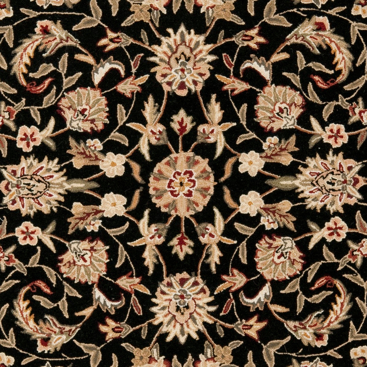 Luxurious Chelsea Hand-Hooked Rug: 100% Virgin Wool Pile, Durable Cotton Backing for All Spaces
