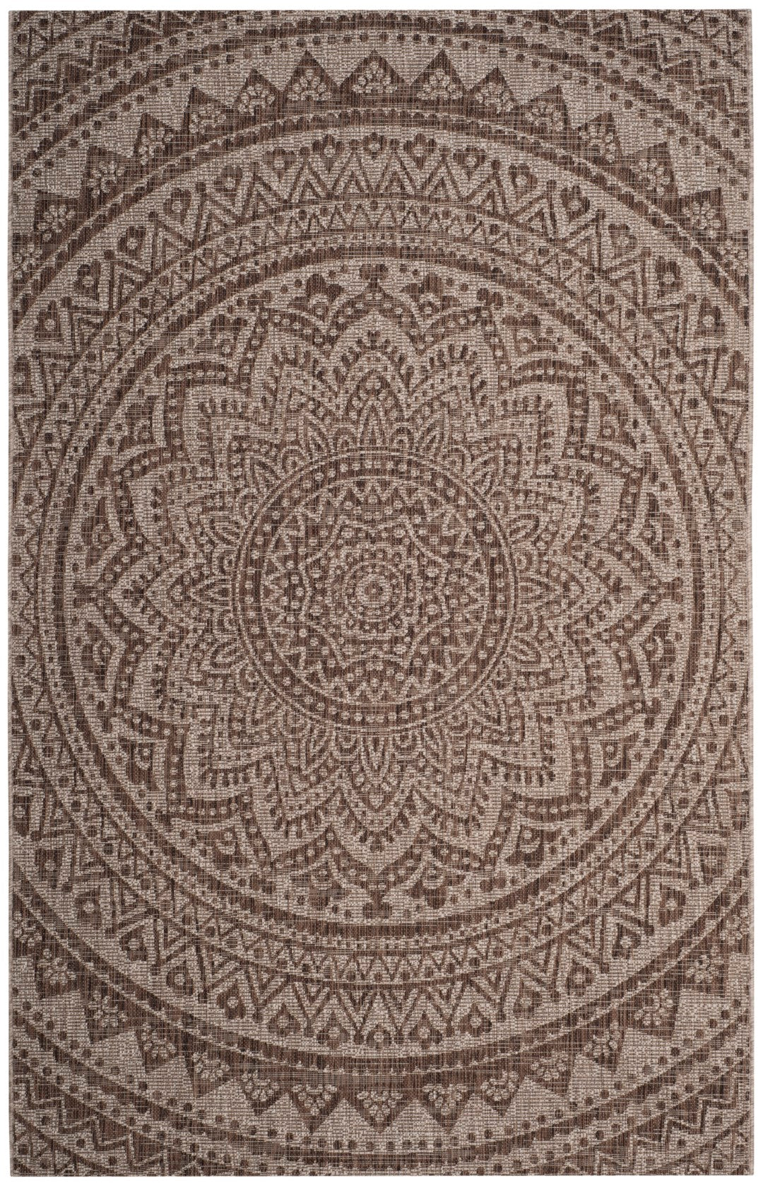 Stylish and Durable Polypropylene Power Loomed Courtyard Rectangle Rug from Turkey