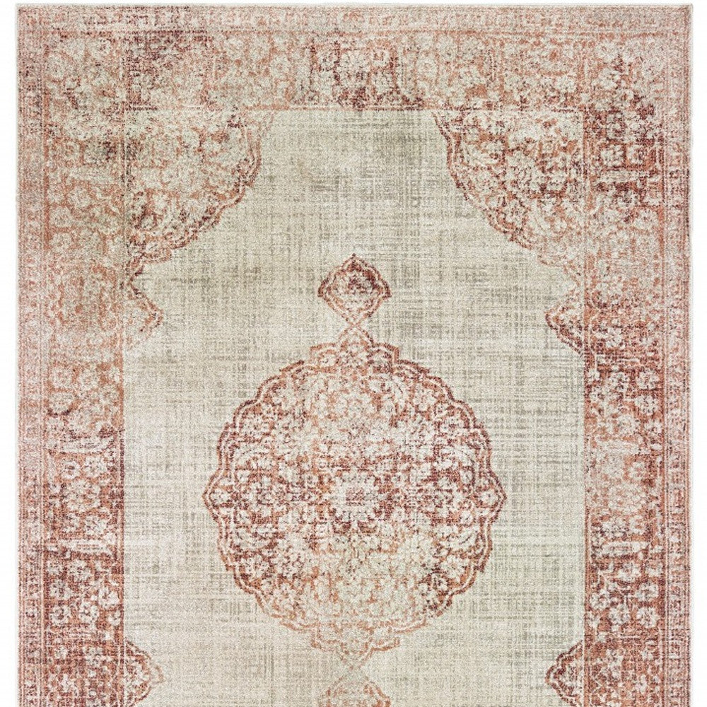 Exquisite Classic Medallion Indoor Runner Rug with Timeless Design, Durable Build, and Soft, Luxurious Texture for Elegant Interiors