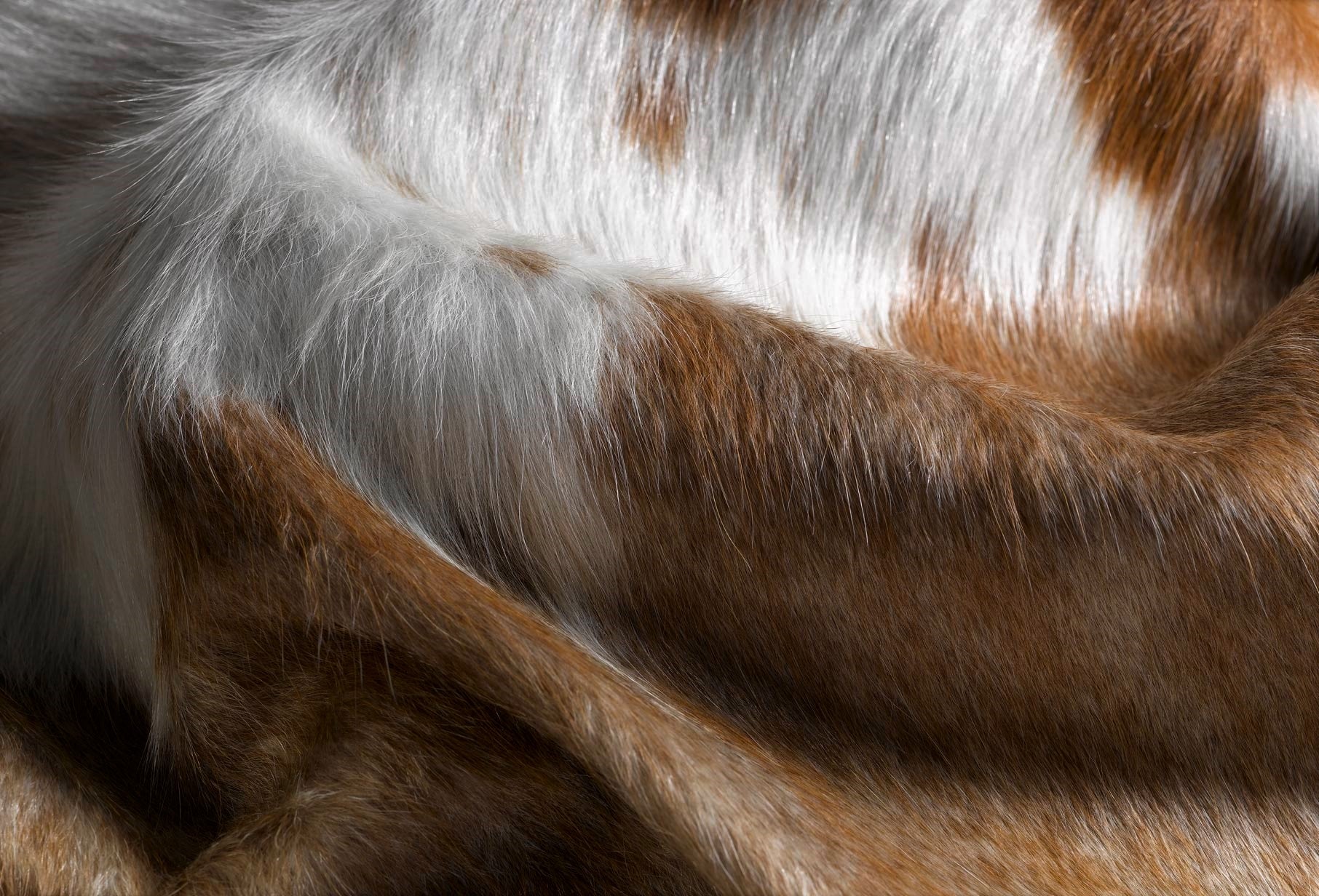 Luxurious Handmade Cowhide Area Rug with Distinctive Animal Print Design for Contemporary Living Spaces