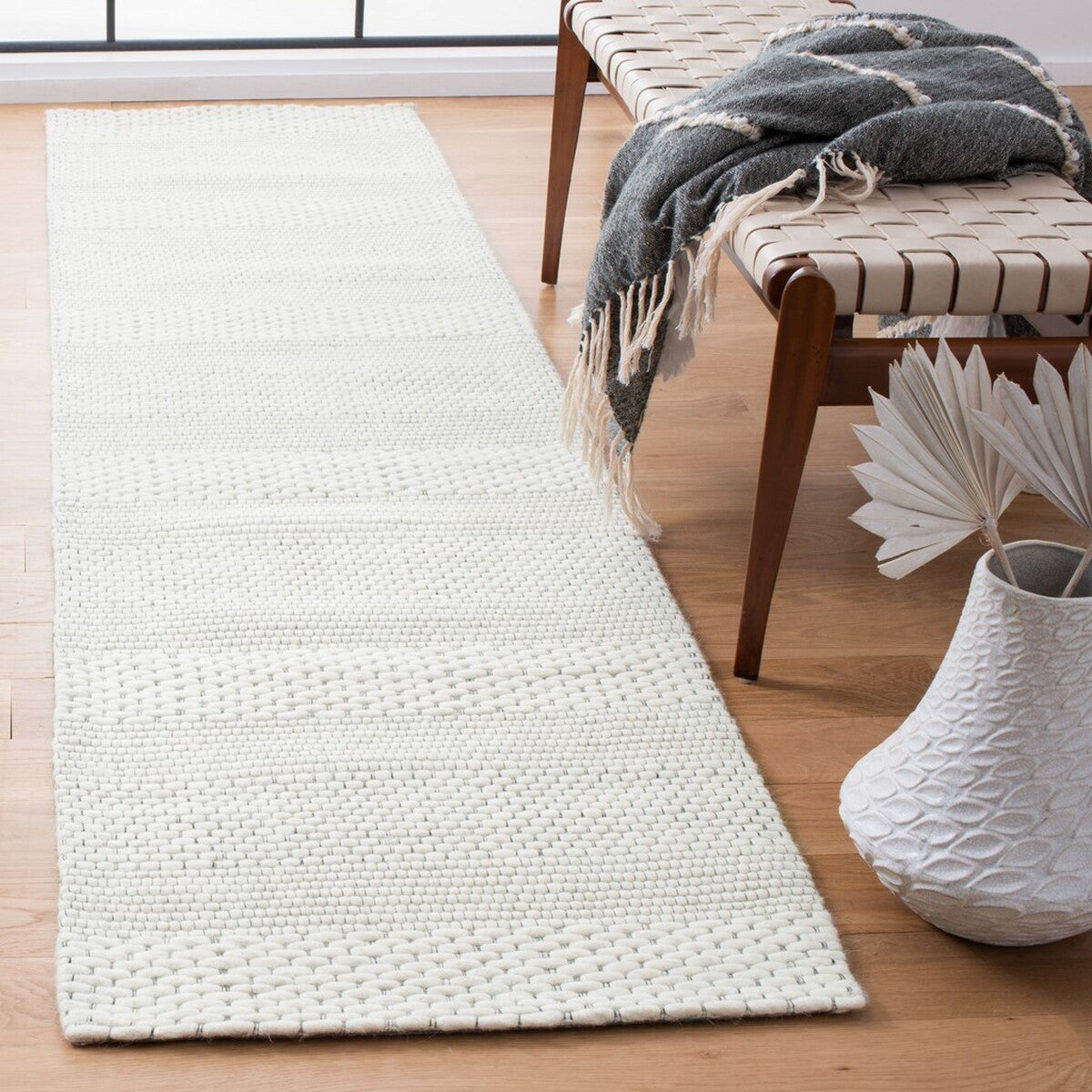 Marbella Power Loomed Contemporary Rug - 60% Wool Blend for Elegant Home Decor