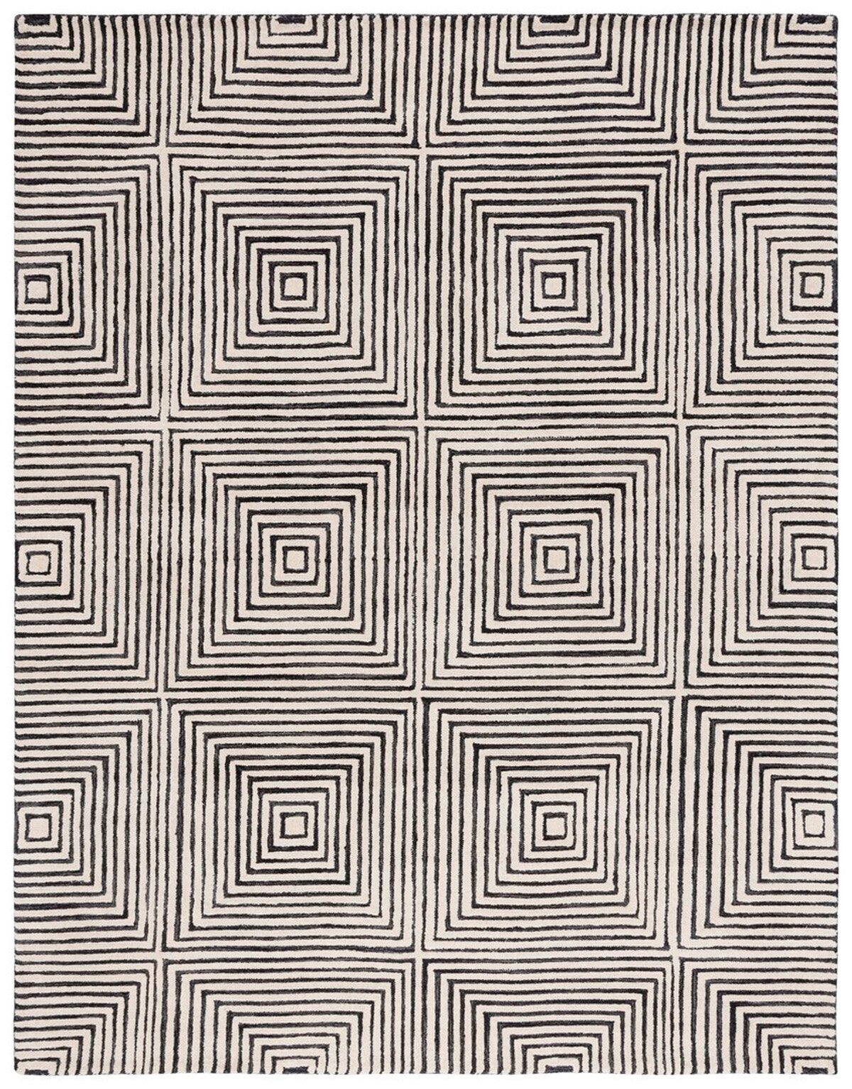 Stylish Metro Hand - Tufted Wool and Cotton Contemporary Rug for Comfortable Home Decor