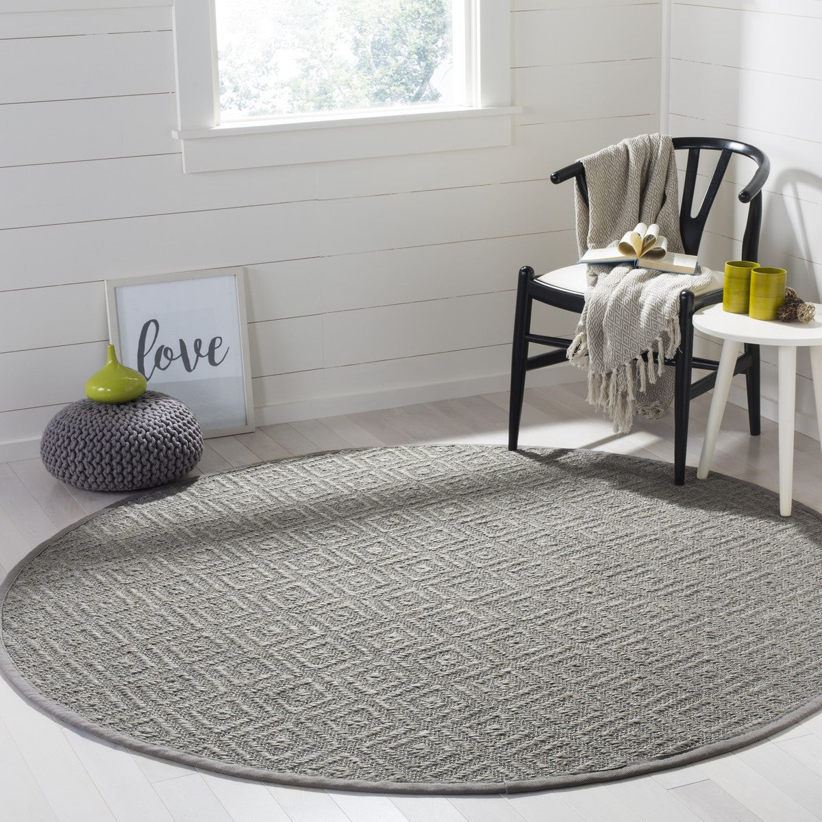 Elegant 100% Sisal Power Loomed Natural Fiber Rug for Timeless Home Decor