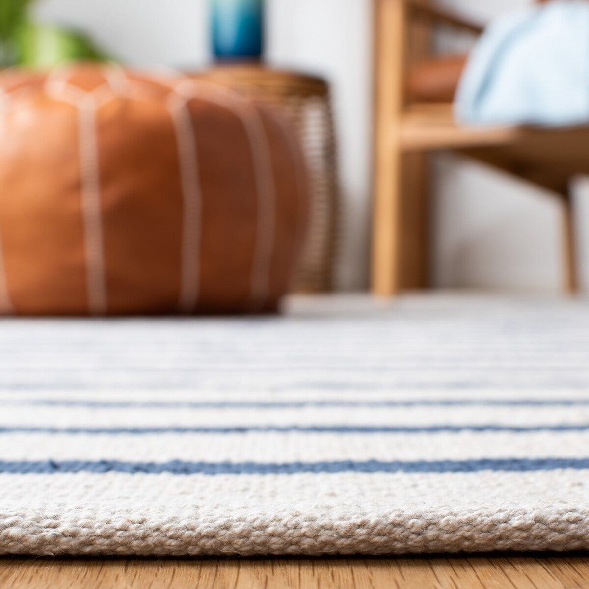 Exquisite Montauk Handmade Woven Cotton Floor Rug with Elegant Design and Soft Texture, Ideal for All Kinds of Home Decor Styles