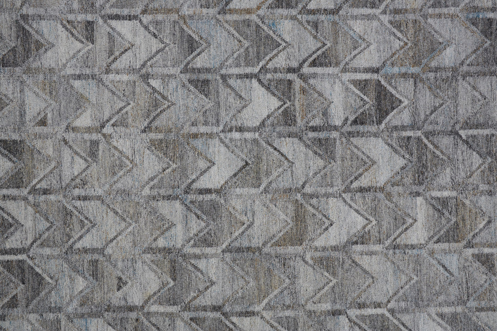 Stylish and Artisan-Crafted Hand Woven Geometric Area Rug with Fringe - Stain Resistant Decor for Your Home