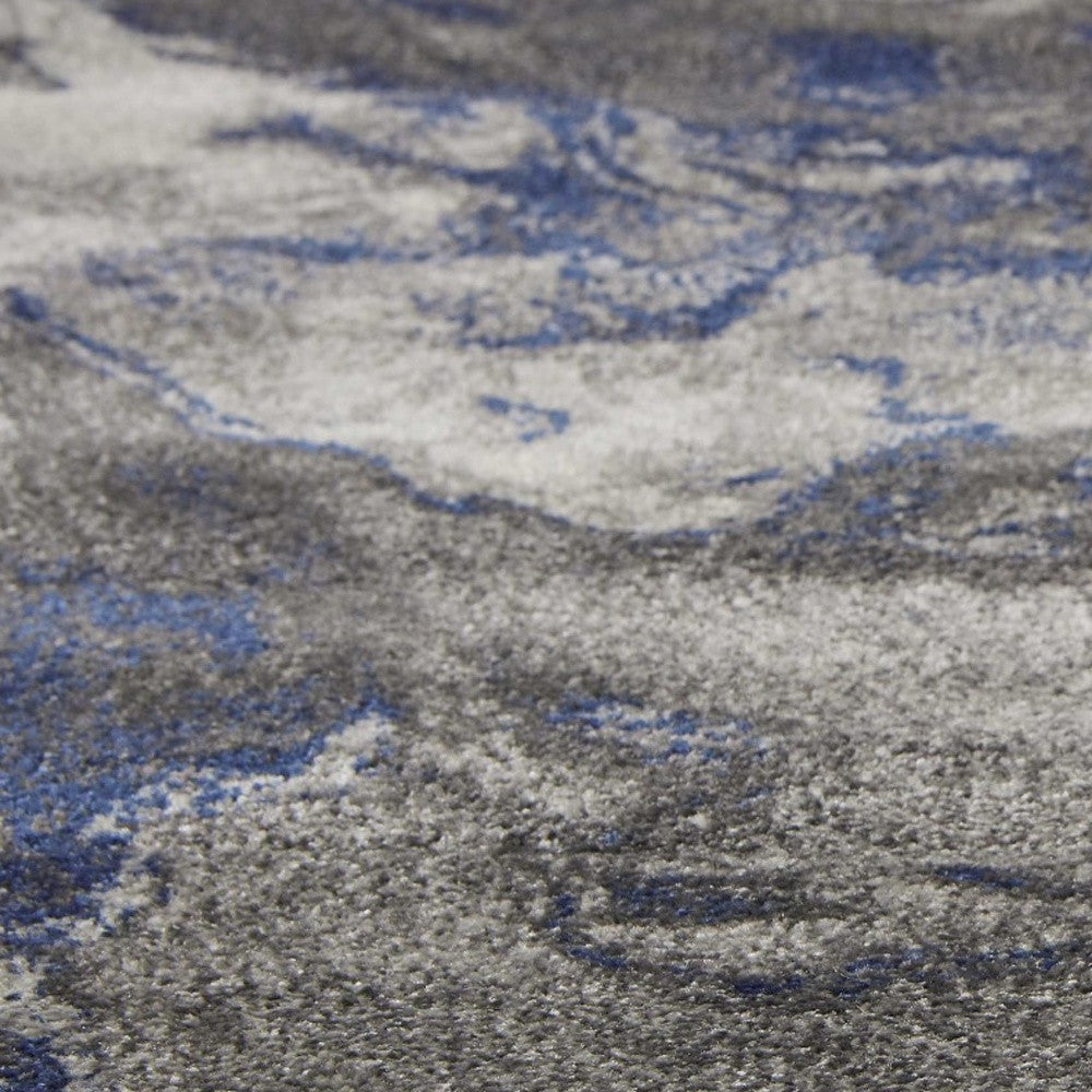 Enchanting Grey Watercolor Machine - Woven Area Rug for Modern Home Decor
