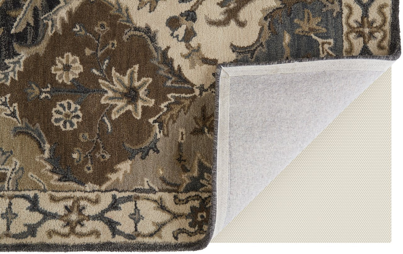 Eaton Hand-Tufted Wool Area Rug: Classic Persian & Indian Designs for Elegant Home Decor