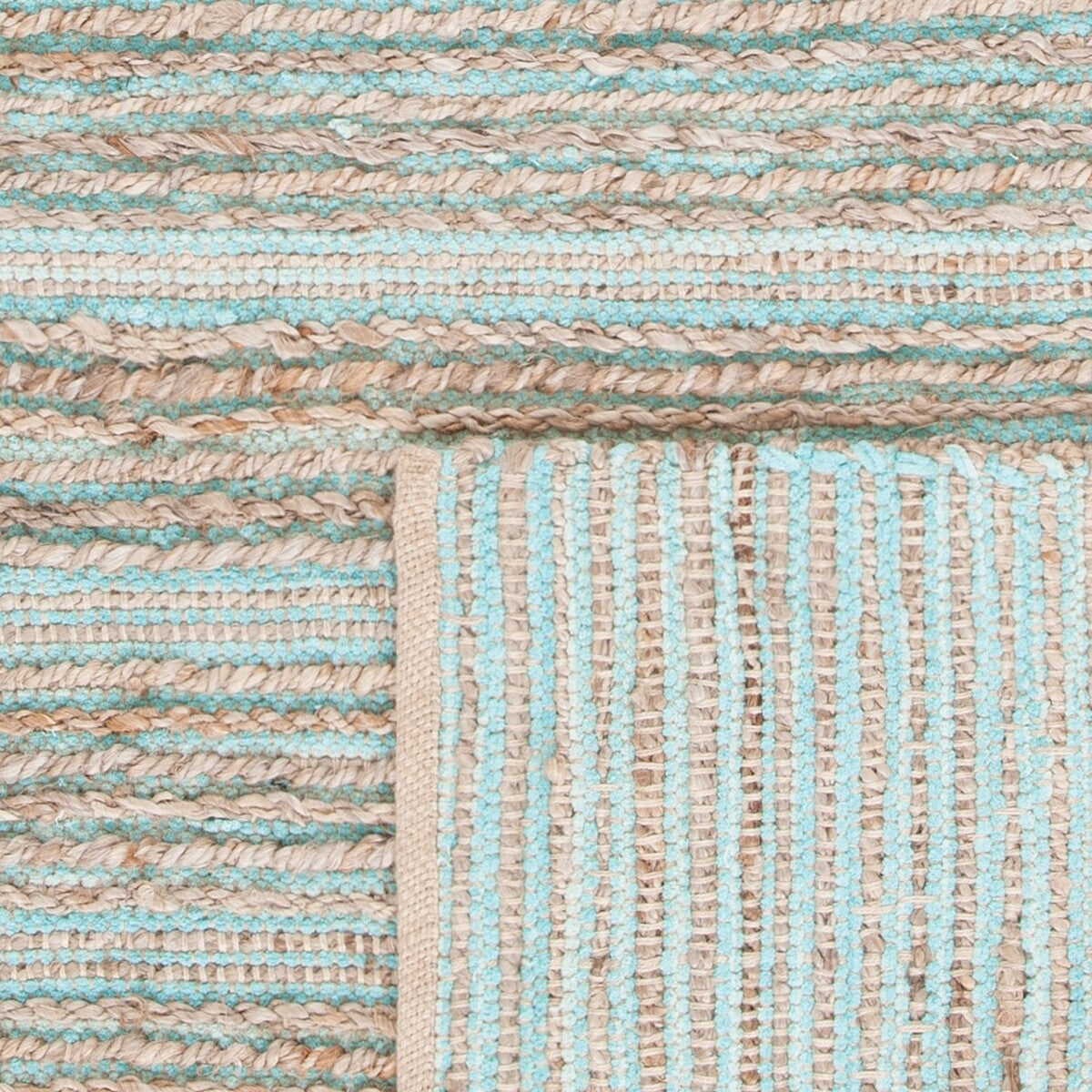 Eco-Friendly and Stylish Hand-Woven Cape Cod Jute and Cotton Area Rug for Your Home Decor