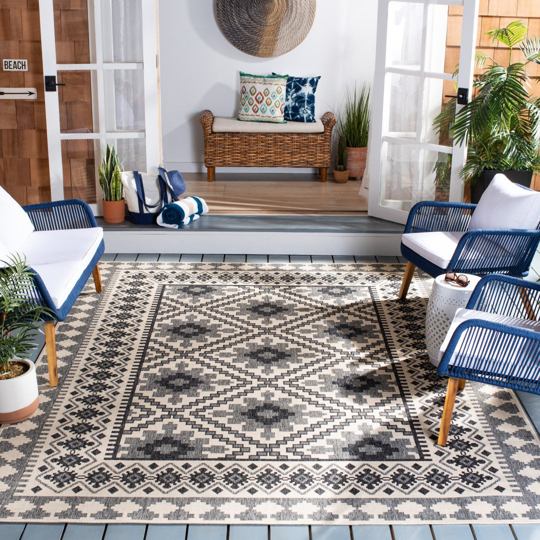 High - Quality Veranda Outdoor Area Rug with Power - Loomed and Durable Design for a Stylish Patio or Garden