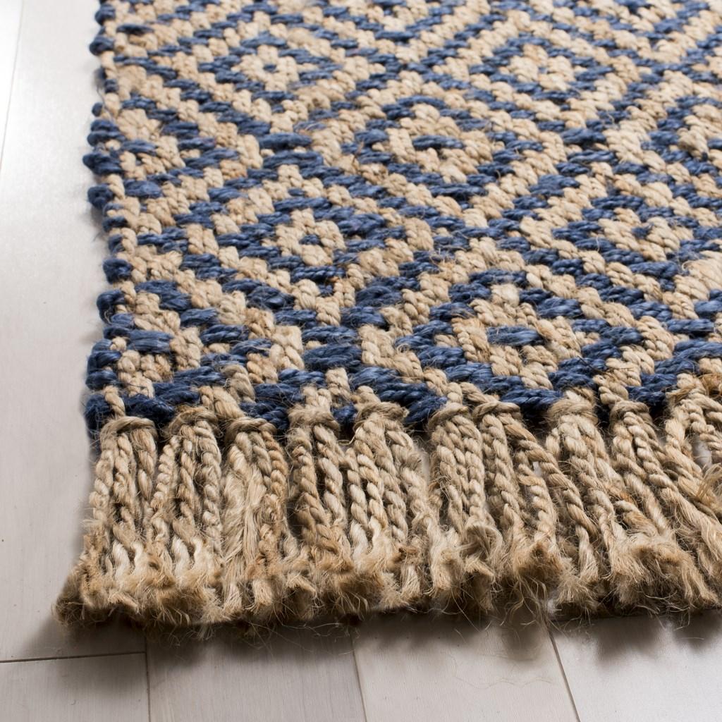Exquisite Natural Fiber 266 Hand-Woven Jute Floor Rug - An Eco-Friendly and Stylish Home Decor Accessory for Sustainable Living