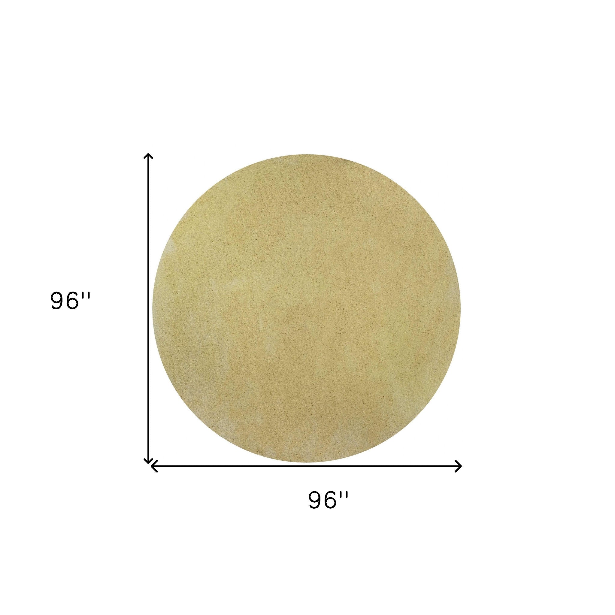 Exquisite Hand-Woven Canary Yellow Polyester Shag Rug with Charming Modern Design for Every Home Interior Decor