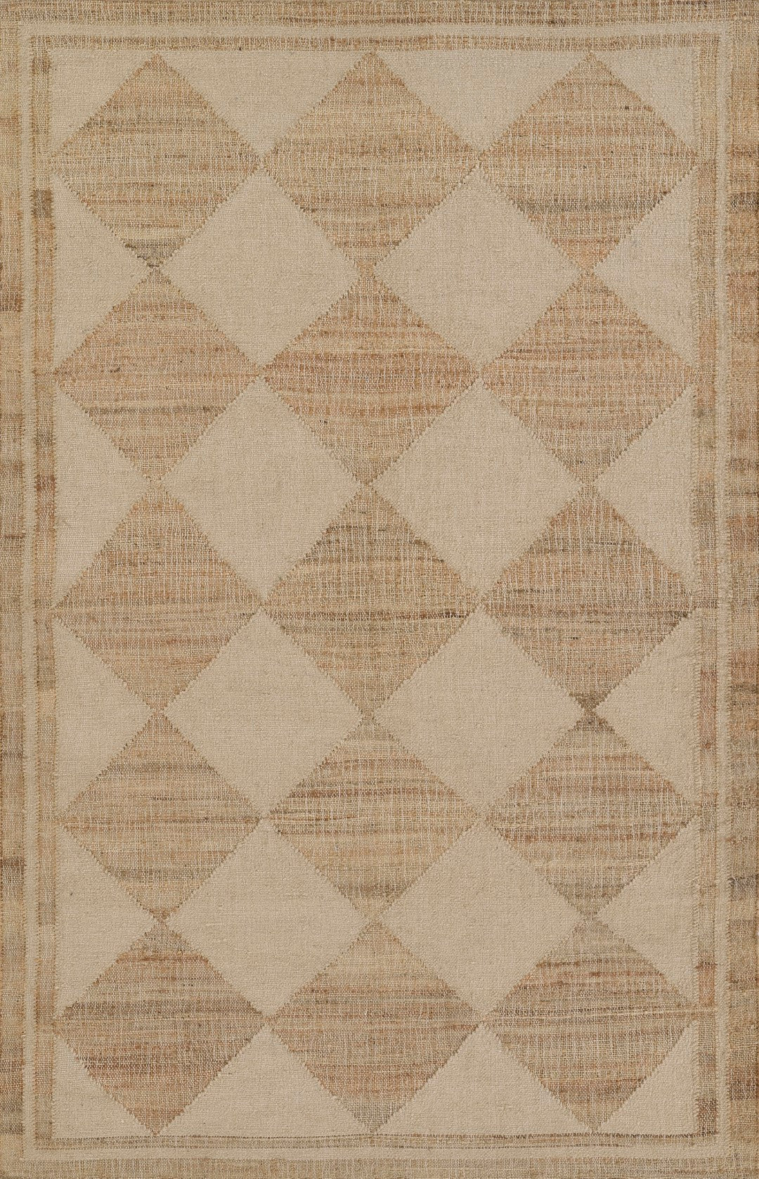 Erin Gates Orchard Hand-Woven Contemporary Diamond Area Rug in Luxurious Jute-Wool Blend