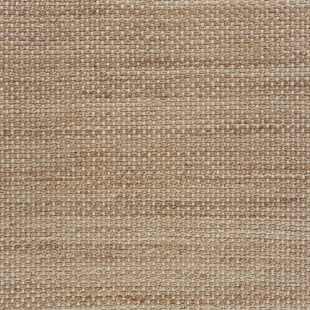 Exquisite Hand - Loomed Tan and White Woven Area Rug with Durable and Cozy Texture for Every Home Environment