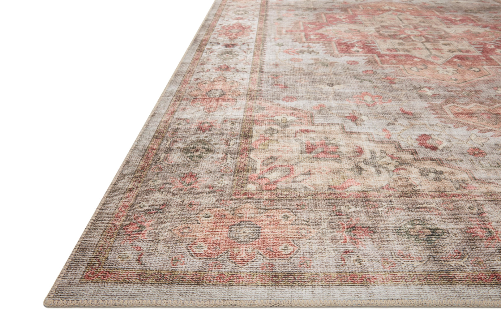 Heidi Traditional Style Power Loomed Floor Rug Crafted from 100% Polyester Featuring an Exquisite Medallion Design for Enduring Elegance