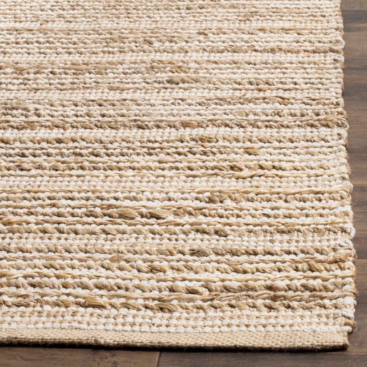 Eco-Friendly and Stylish Hand-Woven Cape Cod Jute and Cotton Area Rug for Your Home Decor