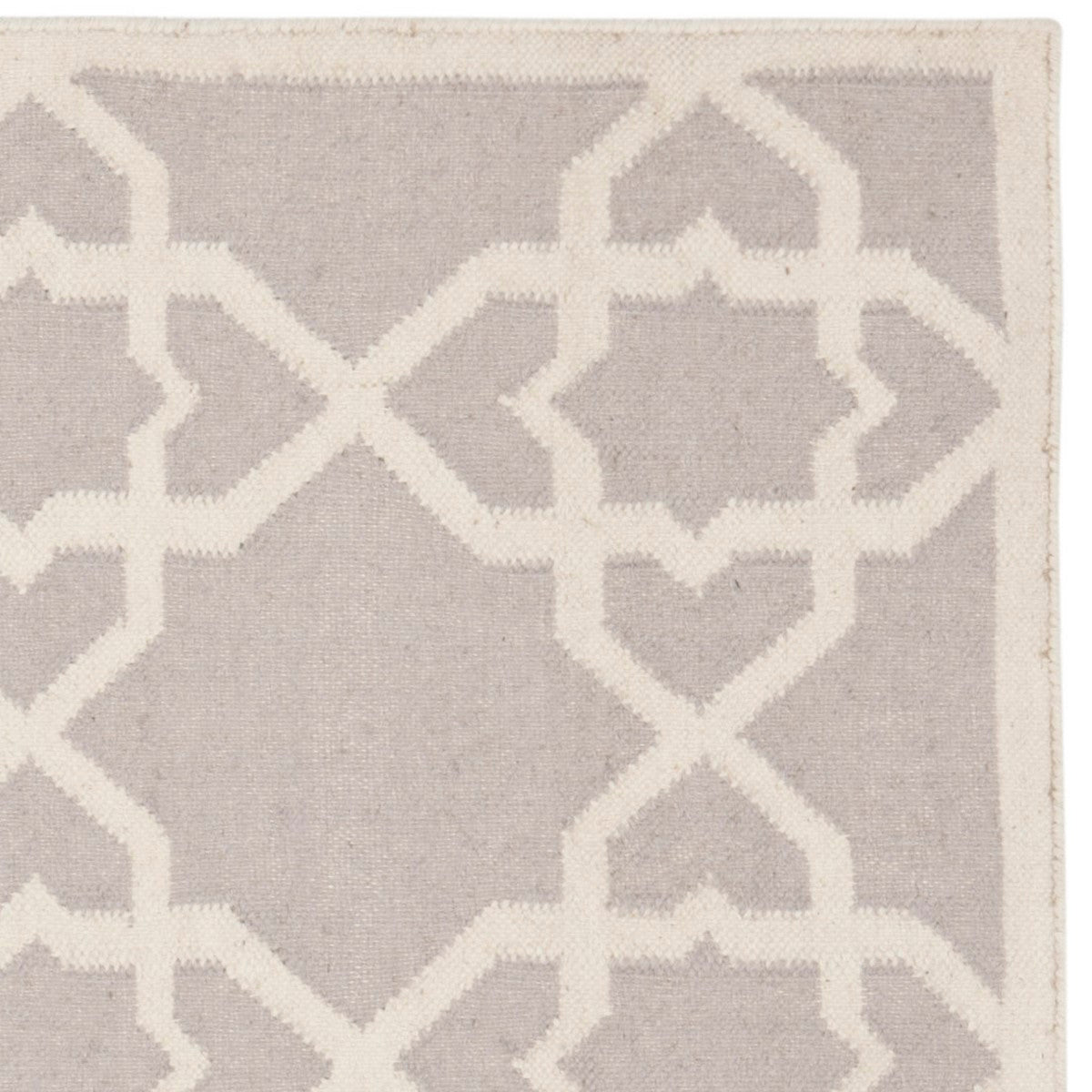 Artisan-Crafted Luxury Hand-Woven Flat Weave Dhurries Rug with Timeless Geometric Patterns and Premium Wool