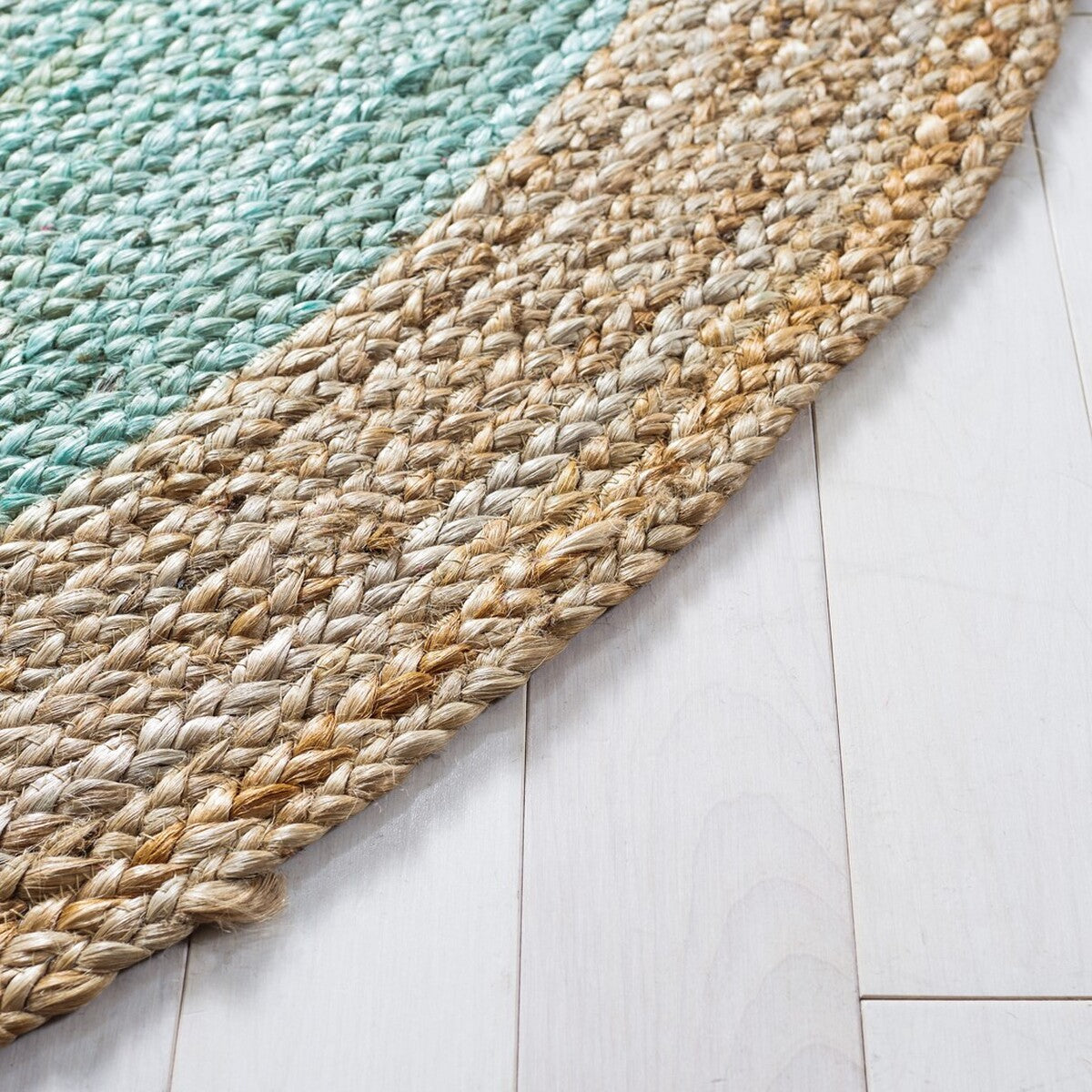 Eco-Friendly, Durable Hand-Woven 801 Natural Jute Pile Rug for Elegant Home Decor