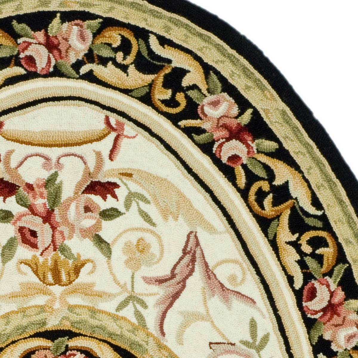 Luxurious Hand-Hooked Chelsea Rug: Pure Virgin Wool with Classic American & European Designs