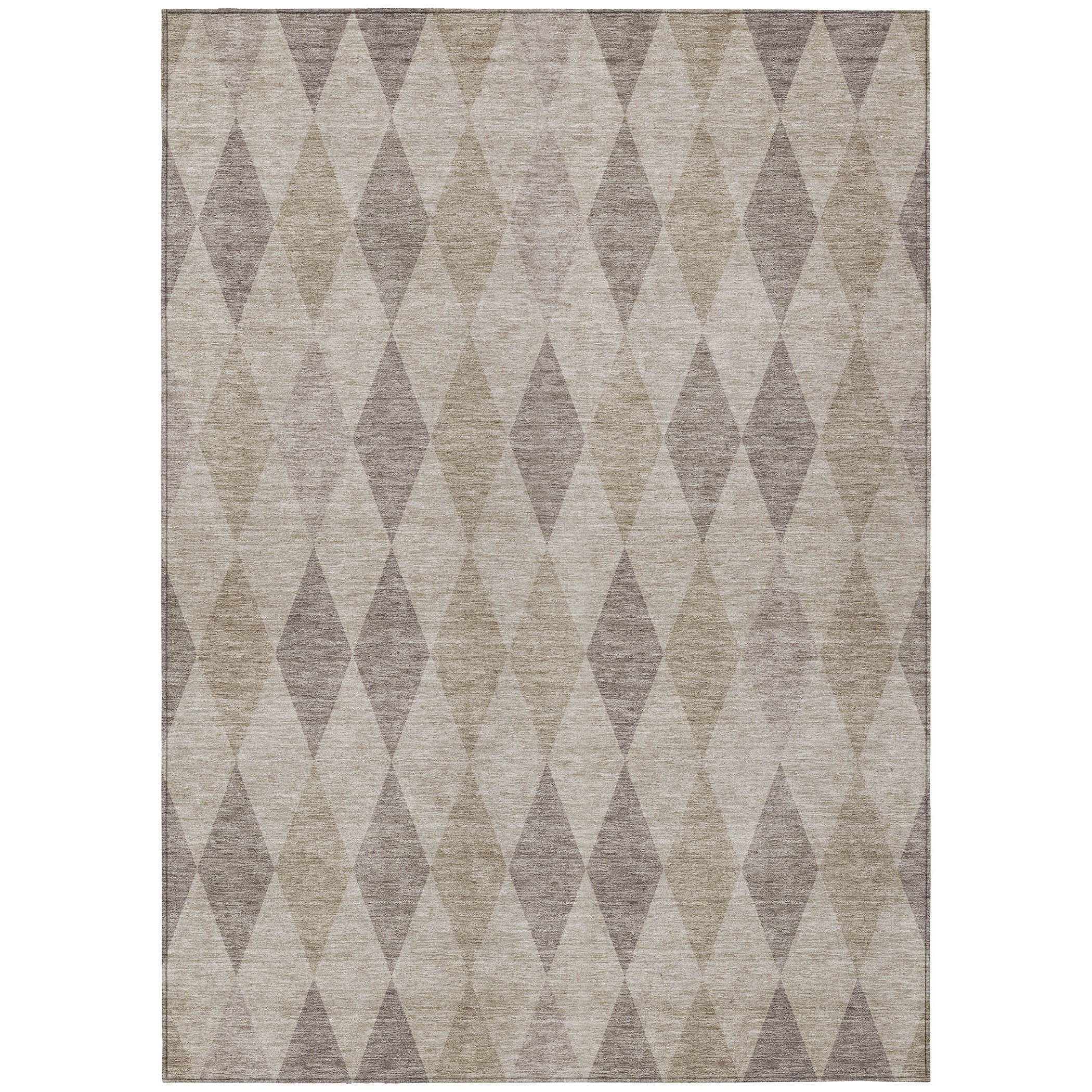 Washable, Stain-Resistant & Non-Skid Geometric Purple Outdoor Runner Rug for Your Space