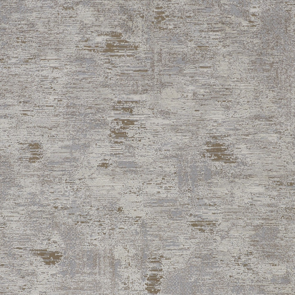 Stylish Distressed Abstract Area Rug with Gray and Ivory Design, Stain-Resistant, Ideal for 4x6 ft Space for Enhanced Comfort