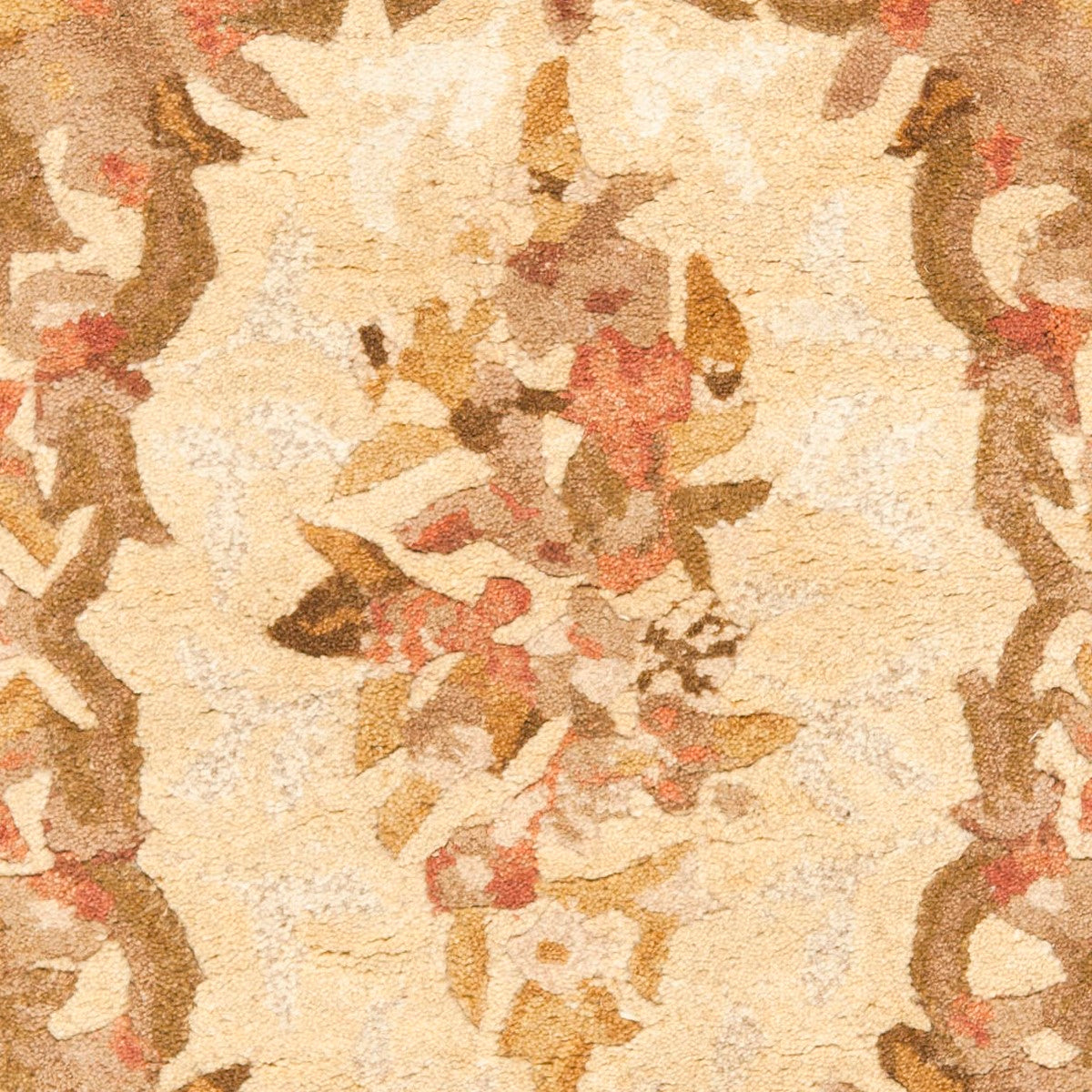 Exquisite Hand-Tufted European-Inspired Wool Rug with Elegant Floral Patterns and Vivid Colors
