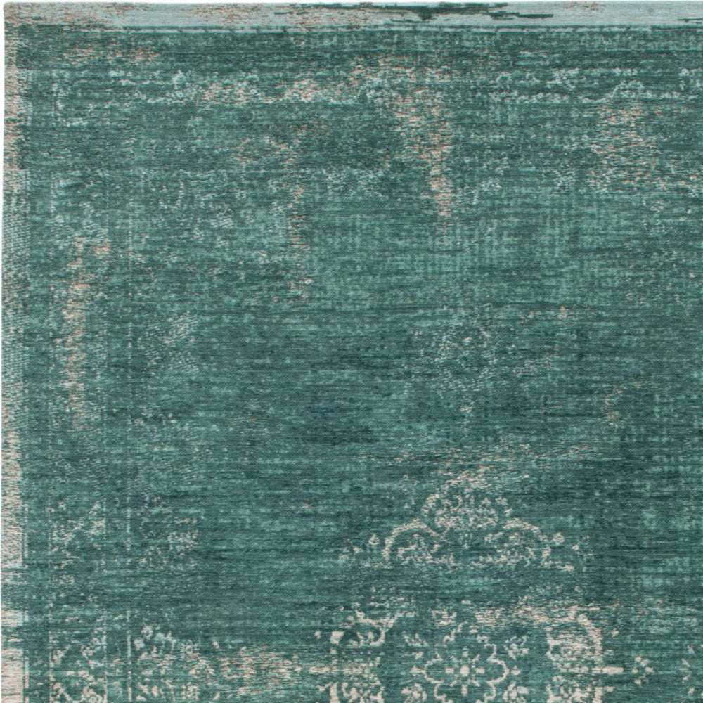 Stylish 5-Foot by 7-Foot Gray and Green Medallion Non-Slip Area Rug Ideal for Home Decor and Enhanced Comfort
