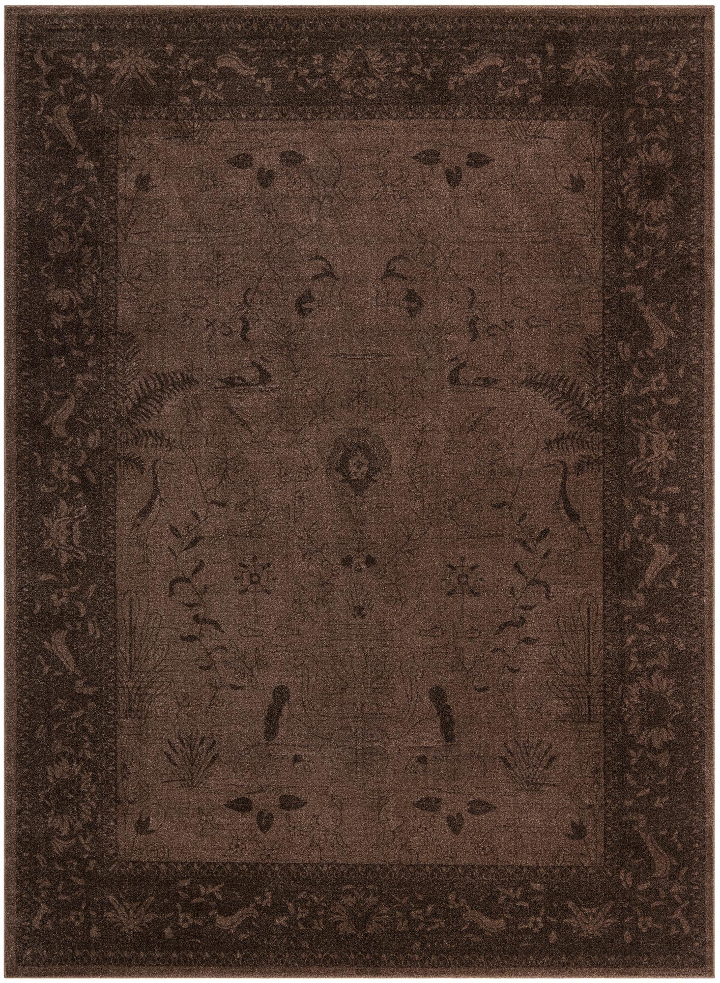 La Jolla Durable Floral Rug - Versatile Home Decor with Stain Resistance and Easy Care