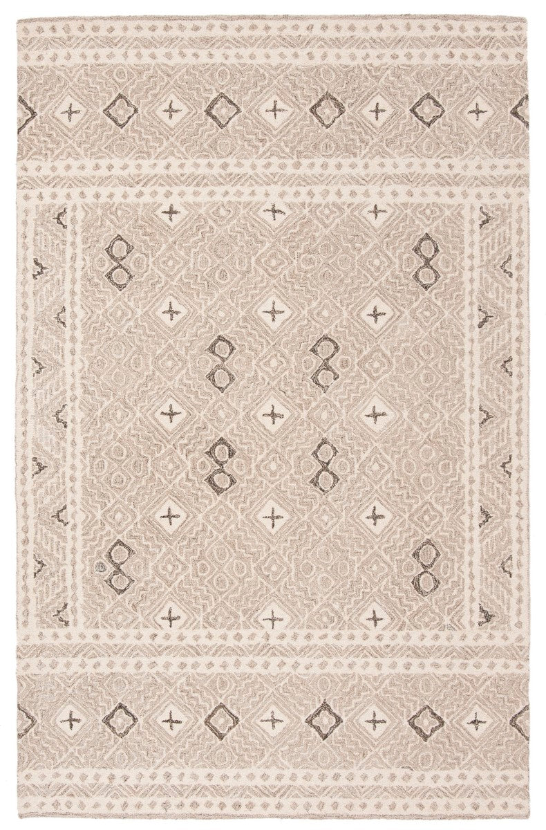 Luxurious Transitional-Style Micro Loop MLP803 Tufted Rug: Soft Wool-Cotton Blend