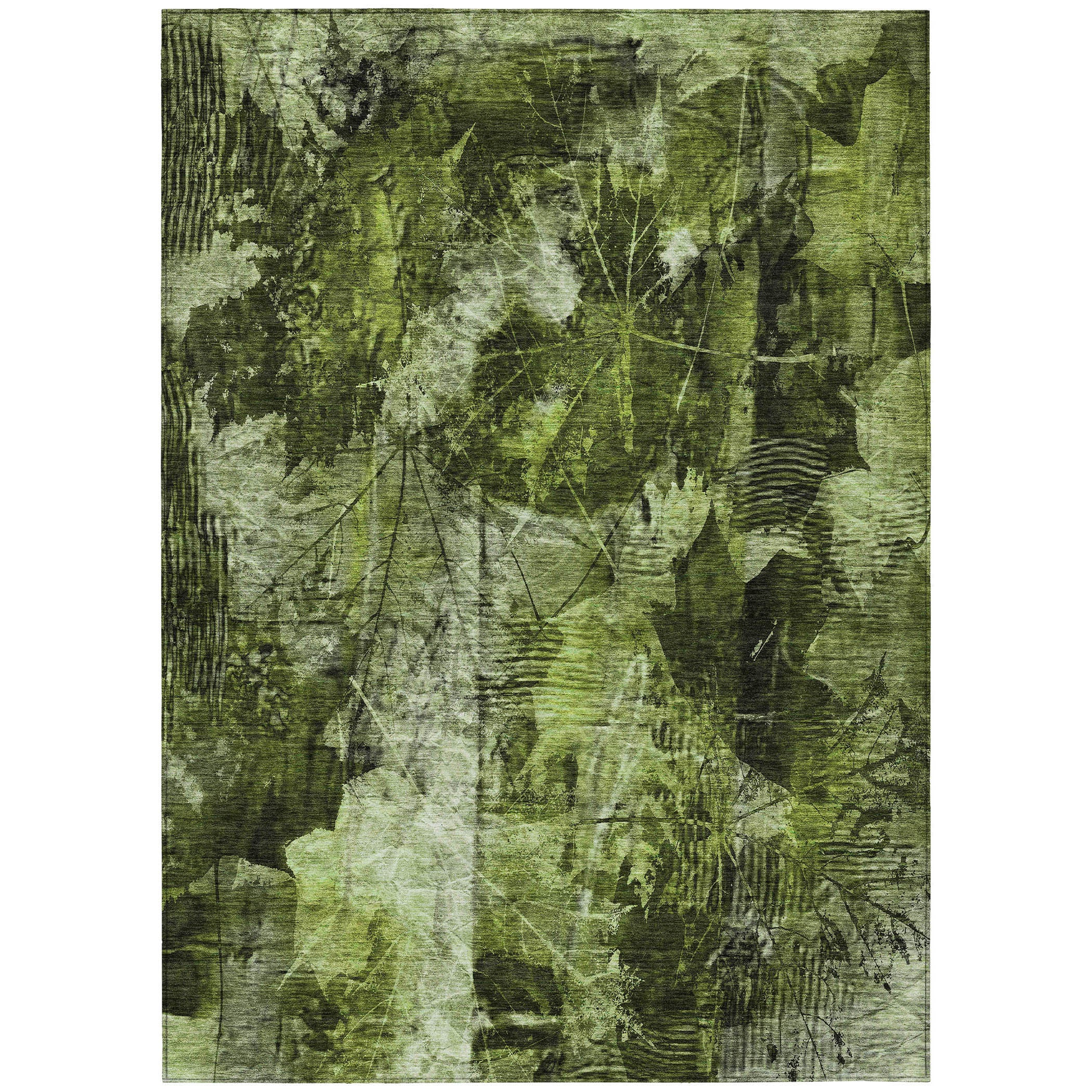 Elegant and Stylish Outdoor and Indoor Floral Non-Slip Washable and Stain-Resistant Runner Rug for Any Living Space