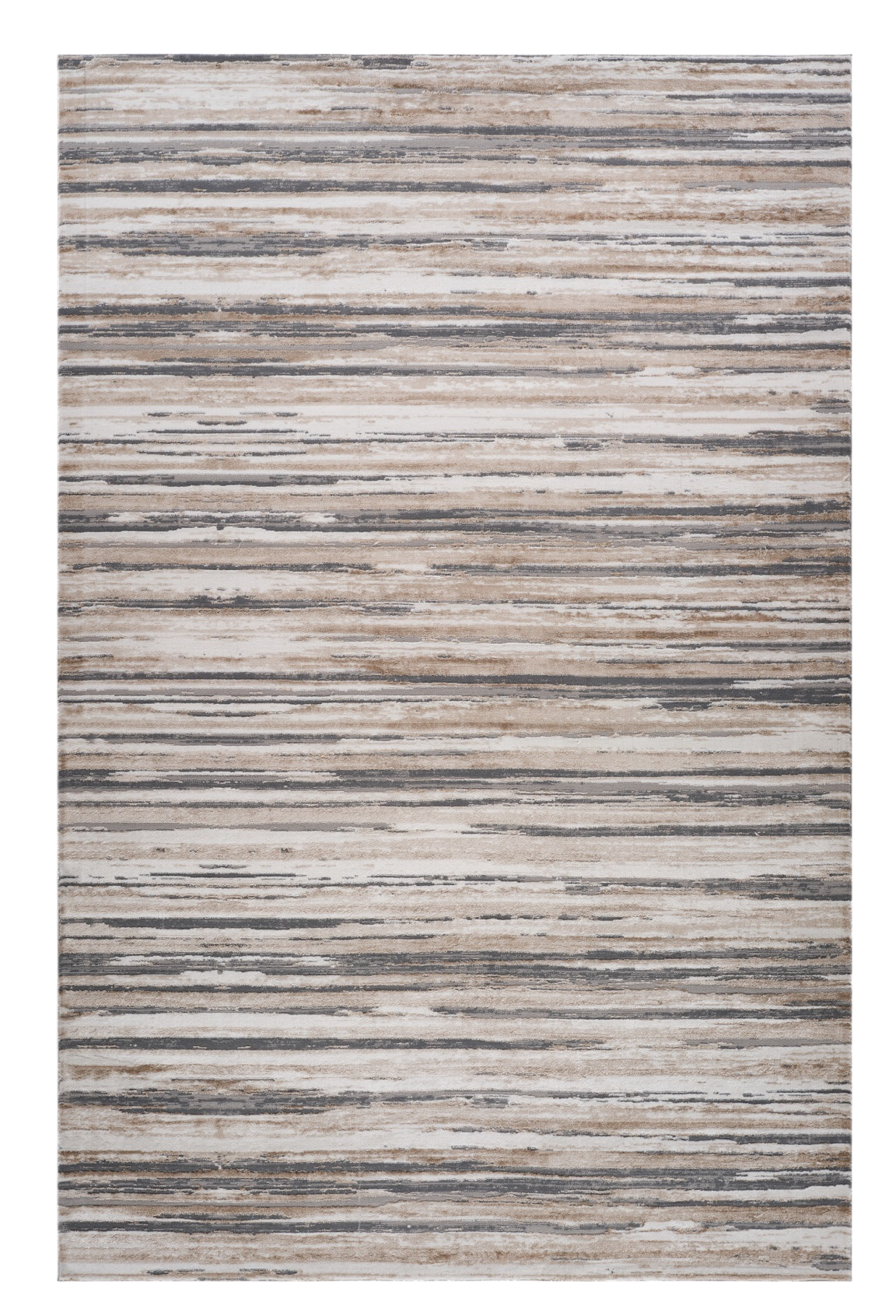 7' x 10' Stain-Resistant & Pet-Friendly Beige and Gray Abstract Distressed Area Rug