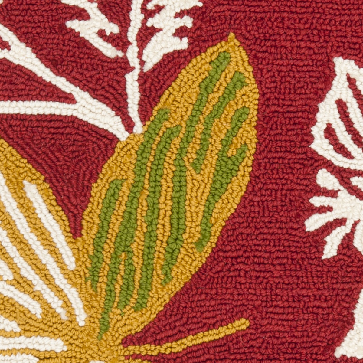 Exquisite Four Seasons Hand-Hooked Indoor and Outdoor Decorative Rug with Vibrant Global Textile-Inspired Design for Every Space