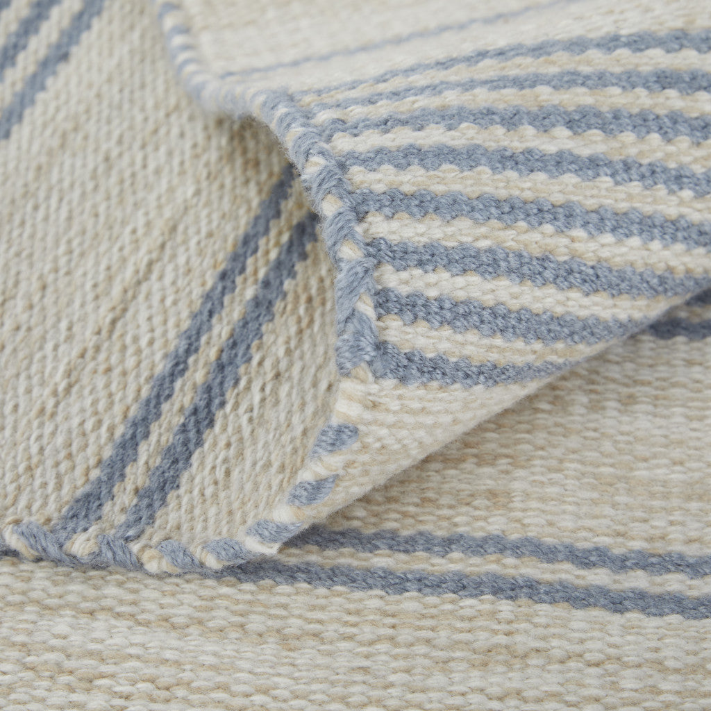 Stylish Modern Hand - Woven Stain - Resistant Area Rug with Striped Design for Comfortable Home Decor