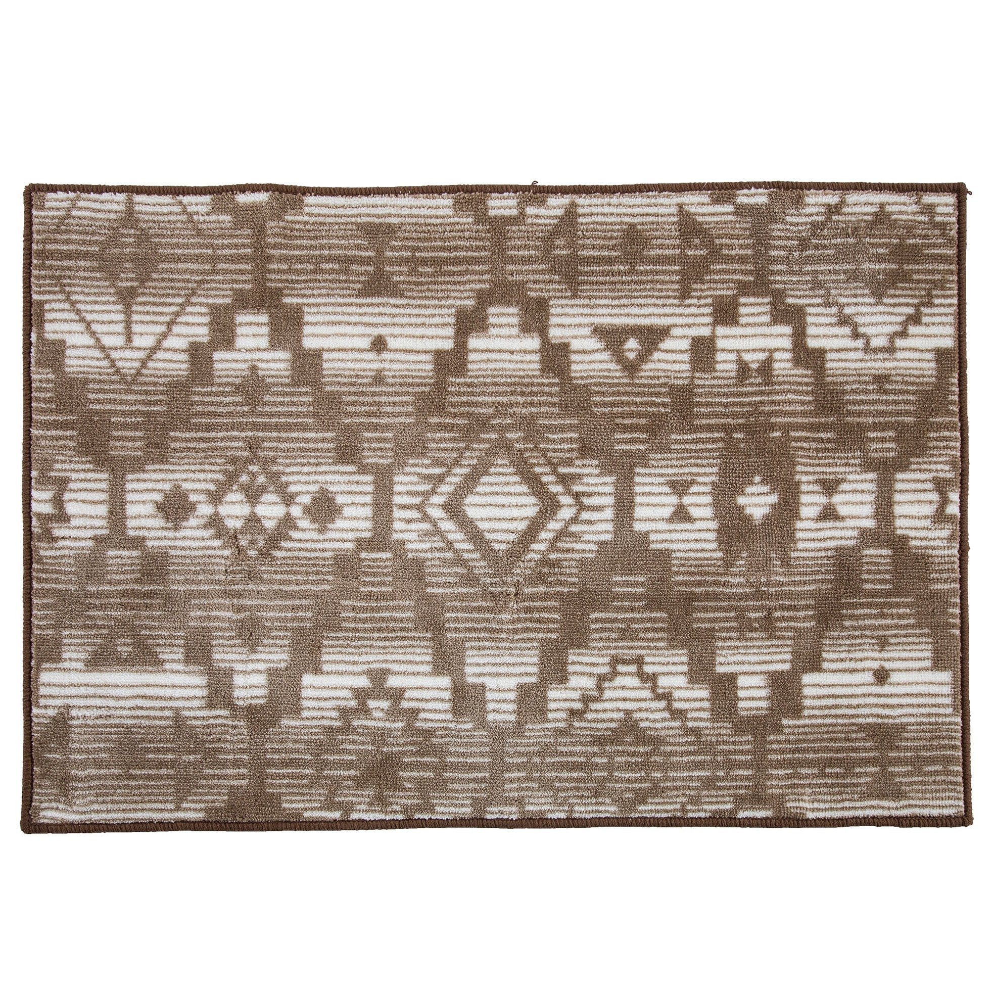 Chalet Aztec-Inspired Printed Area Rug - Soft and Cozy Geometric Patterned Rug with Anti-Slip Latex Backing for Elegant Home Decor