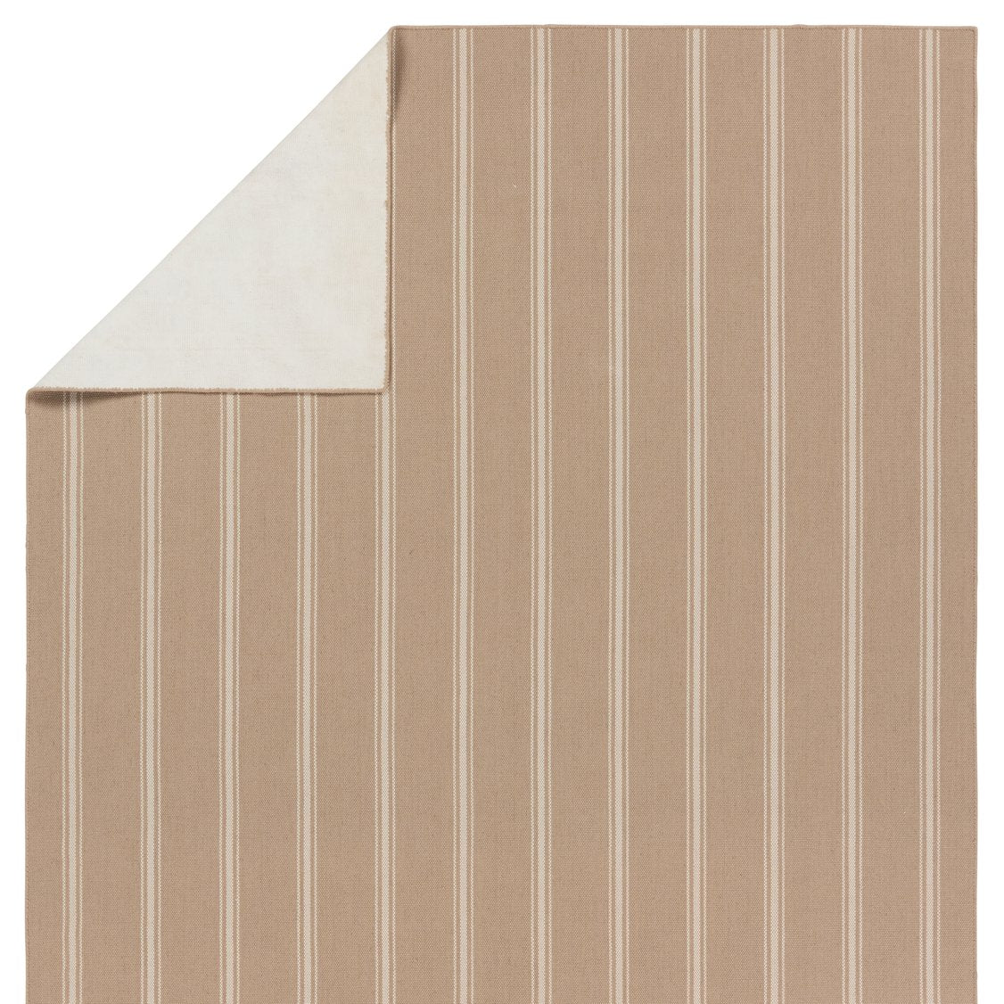 Barclay Butera's Laguna Collection Memento LAG03 Hand - woven and Hand - made Contemporary Striped Outdoor Rug Crafted from 100% Recycled PET Yarn