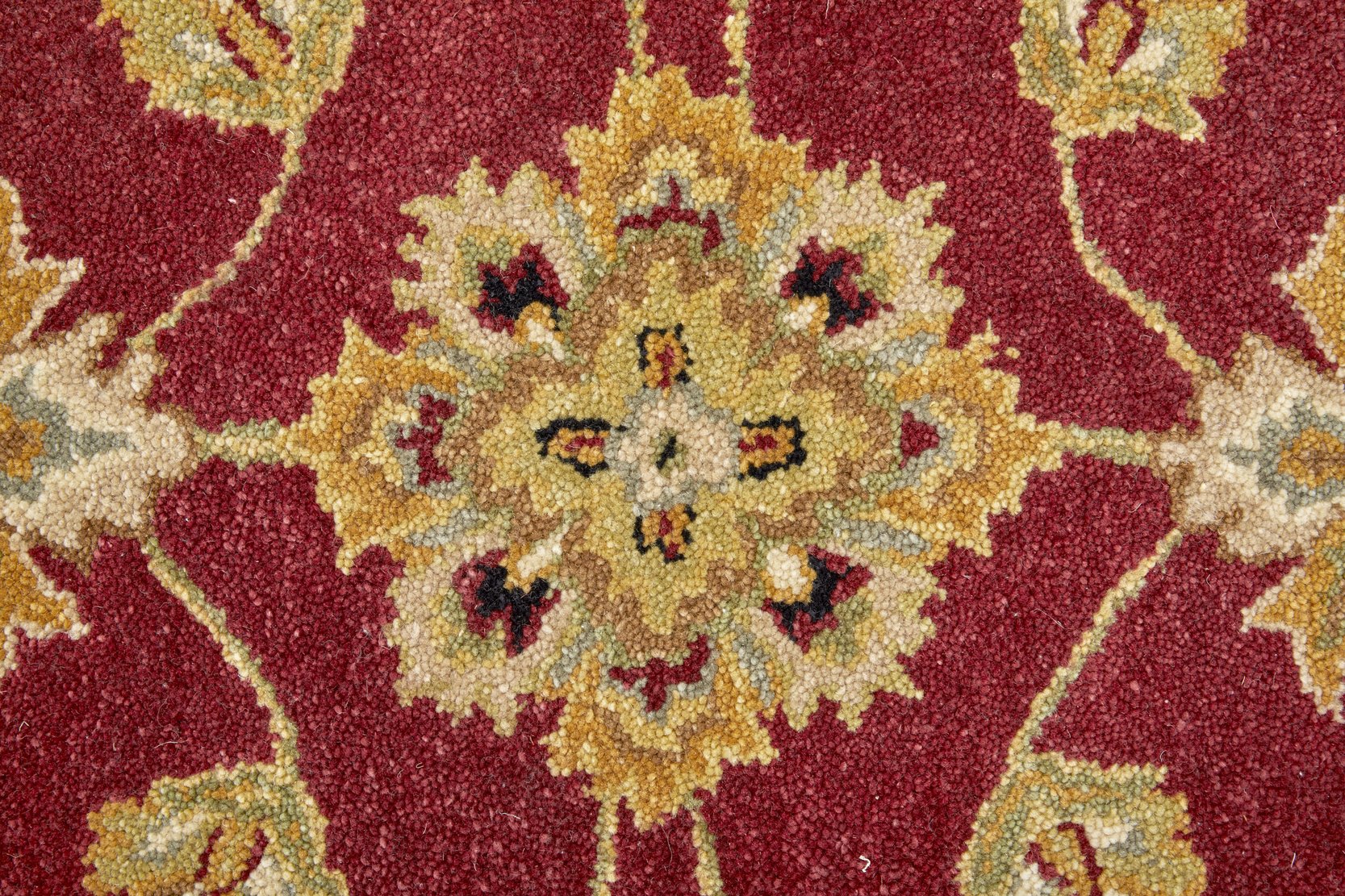 Durable and Stain-Resistant Hand Tufted Wool Oriental Area Rug by Wagner - Ideal for High-Traffic Areas in Your Home