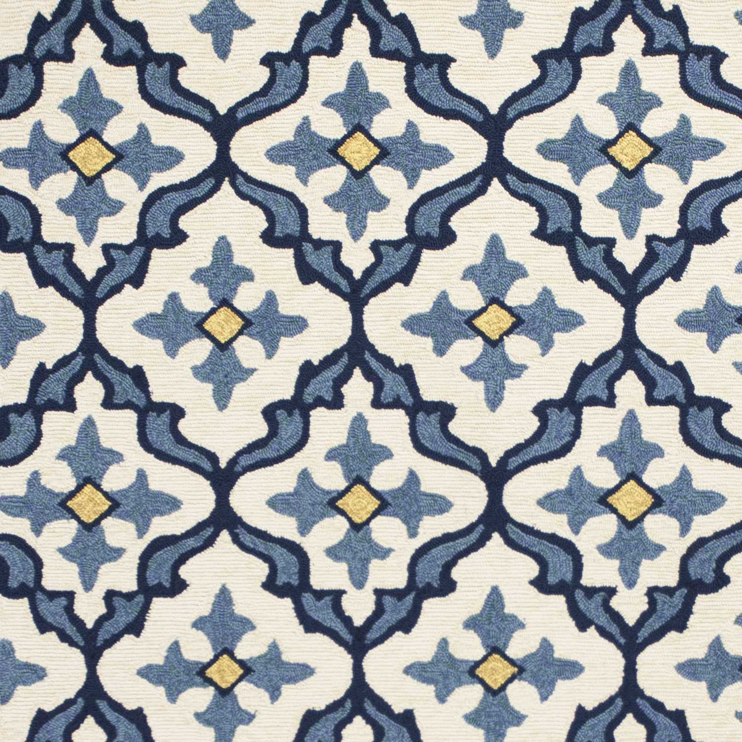 Stylish and Elegant Blue and Ivory Moroccan Handmade Outdoor and Indoor Area Rugs for Decorating Your Living Spaces