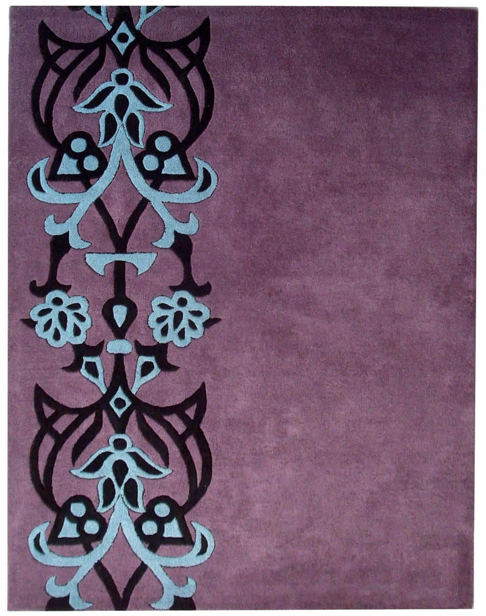 Safavieh Soho Collection Hand - Tufted Wool and Viscose Square Rug with Elegant Transitional Design for Both Modern and Classic Homes