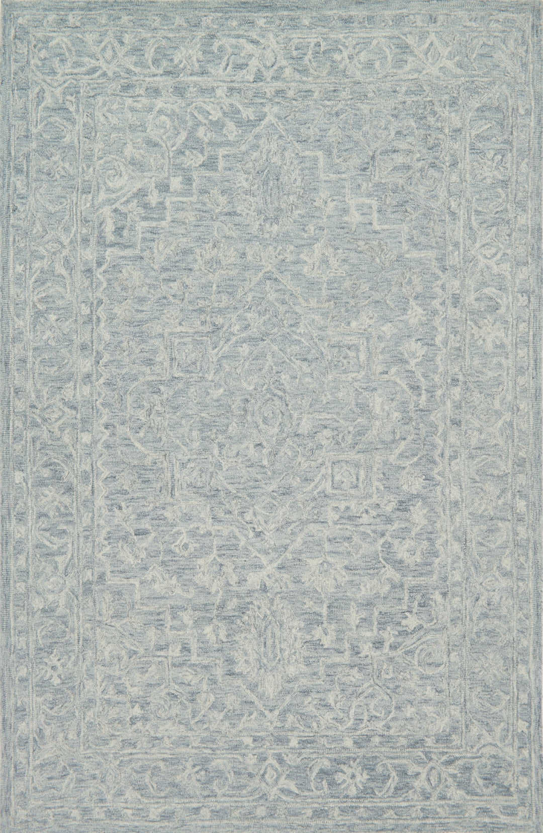 Lyle Soft and Elegant 100% Wool Pile Hooked Rug with Muted Colors Ideal for Transitional Spaces