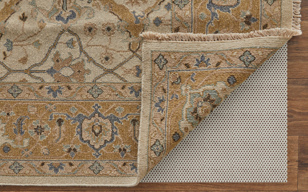 9-Foot x 13-Foot Hand-Knotted Wool Area Rug with Tassels for Elegant Homes