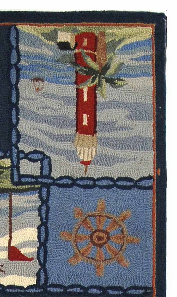 Luxurious Hand-Hooked Chelsea Rug in 100% Virgin Wool with American & European Designs