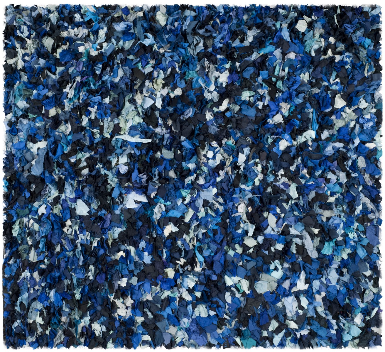 Luxurious Hand-Woven 100% Polyester Rectangle Rug from India for Your Space