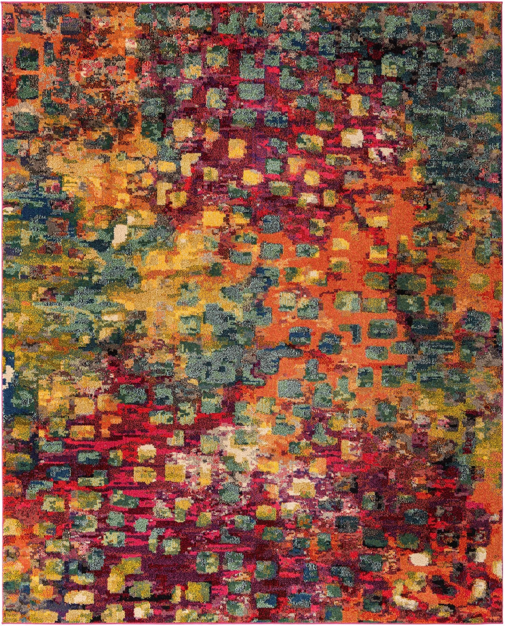 Exquisite Jardin Abstract Area Rug - Long - lasting, Stain - proof, and Highly Adaptable for Contemporary Home Decor Perfection