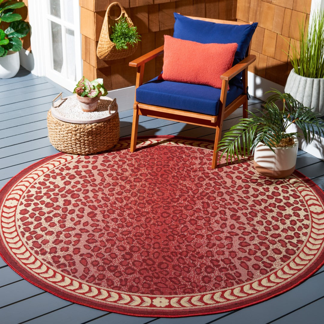 Stylish Cheetah Indoor/Outdoor Rug - Durable Polypropylene Fiber for Any Space