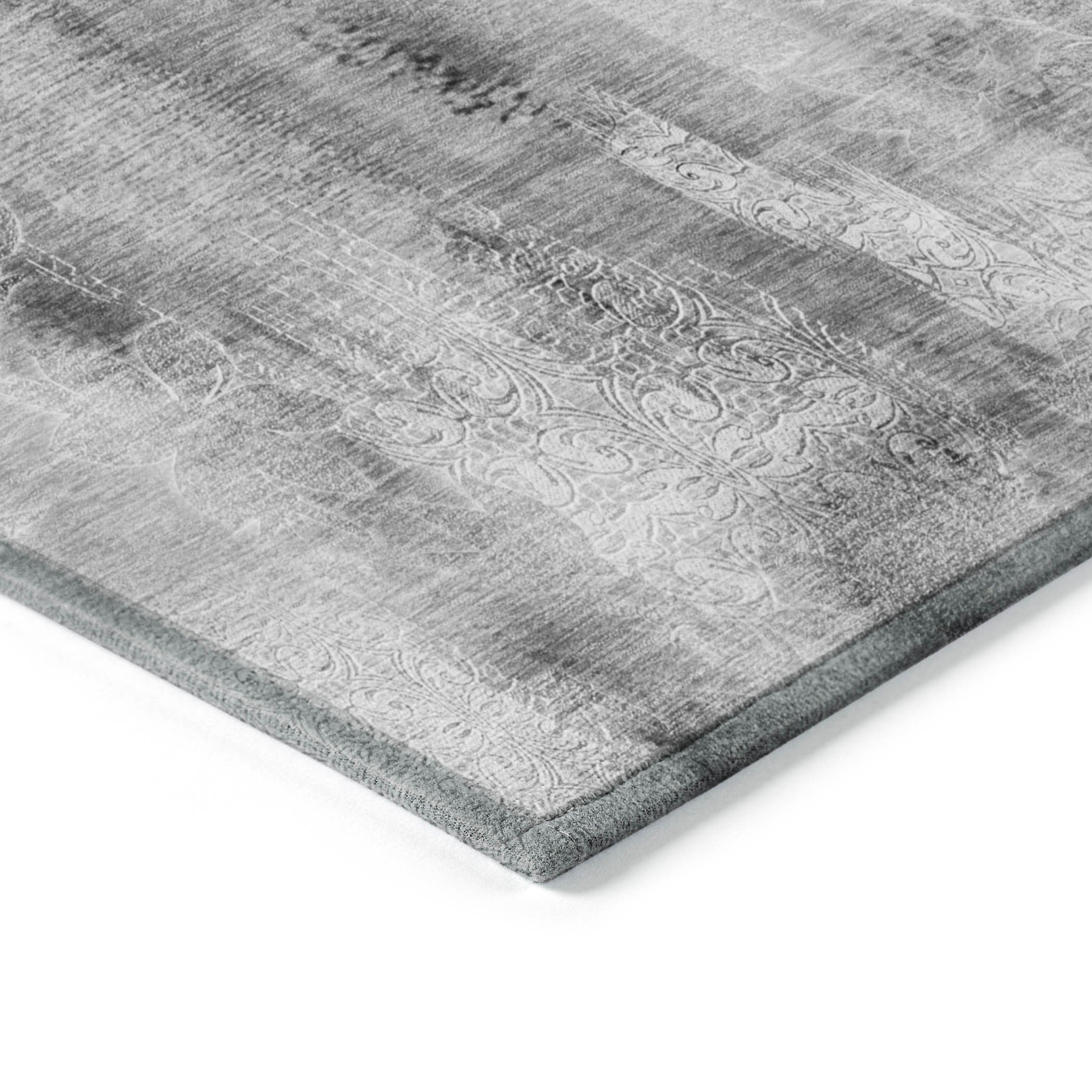 Stylish Washable, Stain-Resistant Non-Skid Purple Runner Rug for Indoor & Outdoor Use