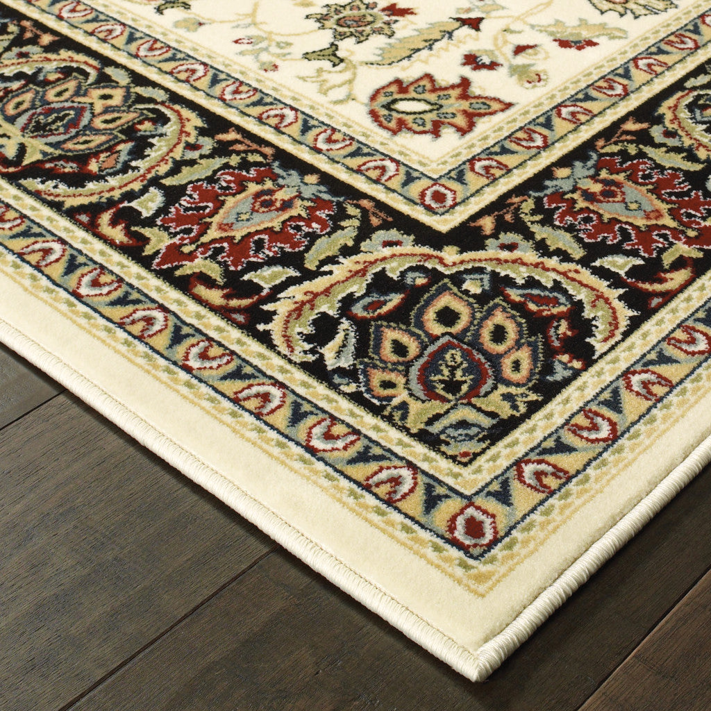 Stylish Stain-Resistant Oriental Area Runner Rug - Ideal for Family Homes with Kids and Pets, 90 Inches Long