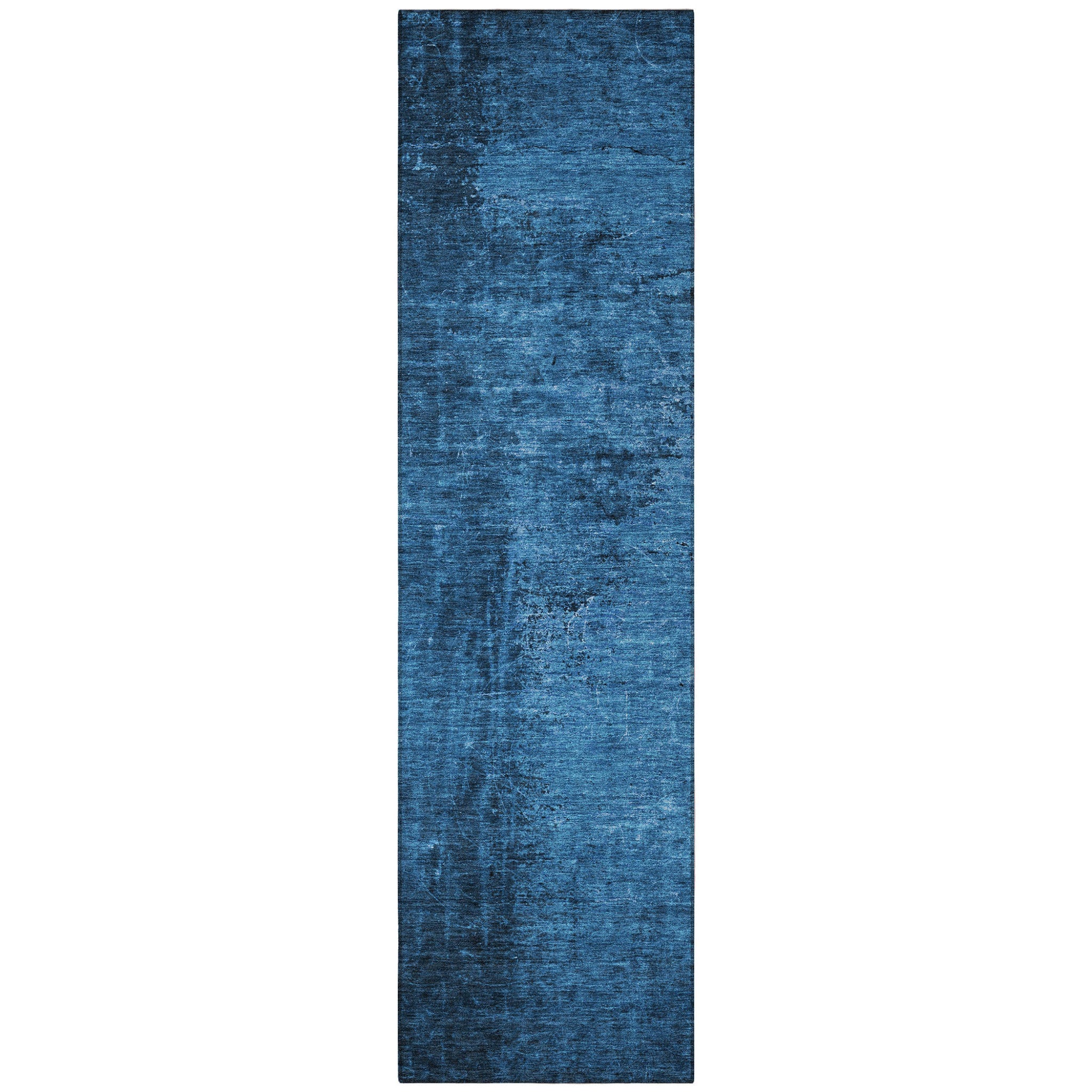Stylish Purple Washable Non-Skid Abstract Runner Rug for Indoor & Outdoor Use