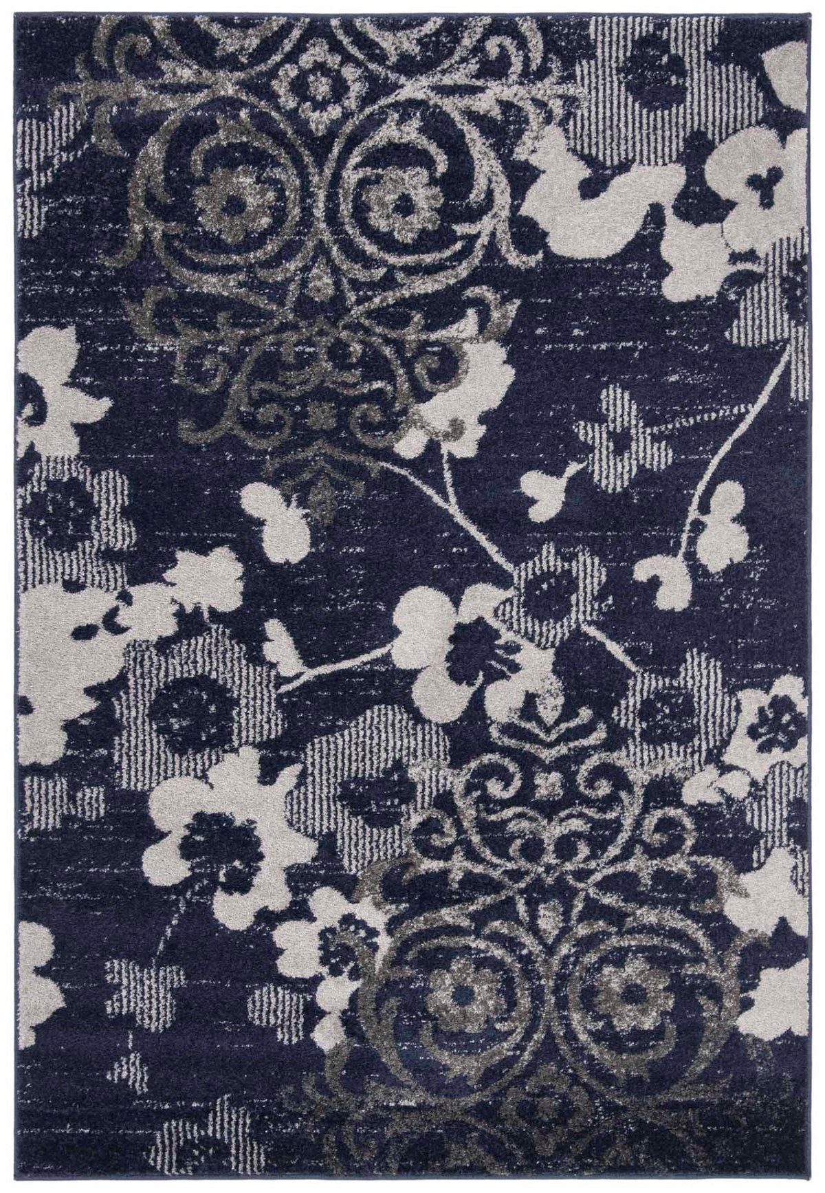 Exquisite Adirondack Power Loomed Area Rug: A Sumptuous Combination of Polypropylene, Jute, and Polyester for a Touch of Elegance