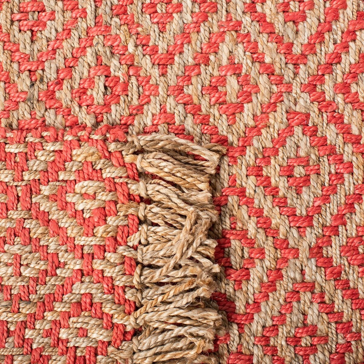 Exquisite Natural Fiber 266 Hand-Woven Jute Floor Rug - An Eco-Friendly and Stylish Home Decor Accessory for Sustainable Living