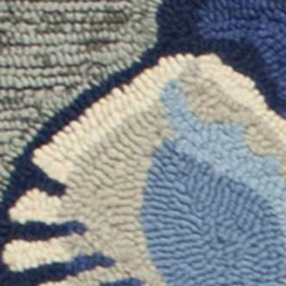 Stylish Gray Handmade Abstract Area Rug for Indoor and Outdoor Decor