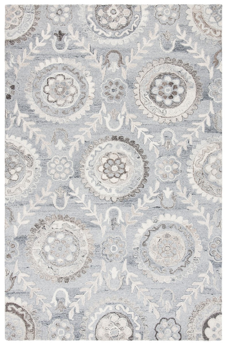 Exquisite Contemporary Hand-Tufted Wool Pile Area Rug with Luxurious Design and Soft Texture, Hailing from India